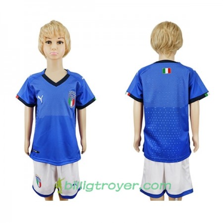 Billige Fotballdrakter Italia Barn Hjemmedraktsett 2018